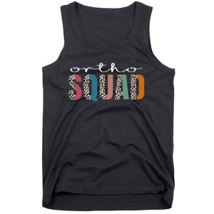 Funny Leopard Nursing Tee Ortho Squad, Orthopedics Nurse Tank Top