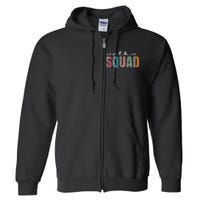 Funny Leopard Nursing Tee Ortho Squad, Orthopedics Nurse Full Zip Hoodie