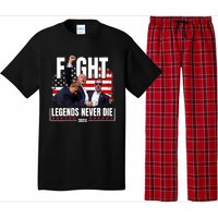 Fight Legends Never Die 2024 Trump Shooting Pajama Set