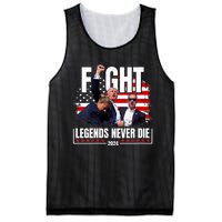 Fight Legends Never Die 2024 Trump Shooting Mesh Reversible Basketball Jersey Tank