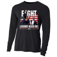 Fight Legends Never Die 2024 Trump Shooting Cooling Performance Long Sleeve Crew