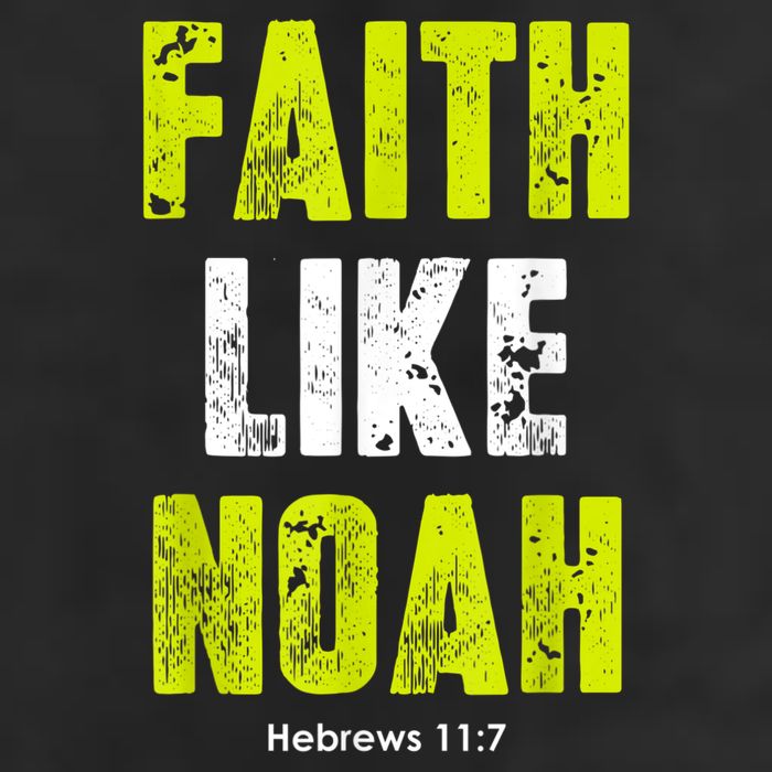 Faith Like Noah 7 Panel Mesh Trucker Snapback Hat