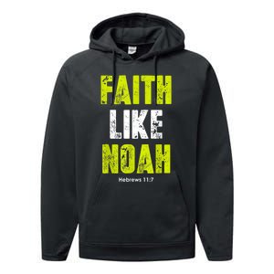 Faith Like Noah Performance Fleece Hoodie