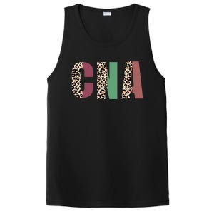 Funny Leopard Nursing Tee Cna Certified Nursing Assistant Gift PosiCharge Competitor Tank