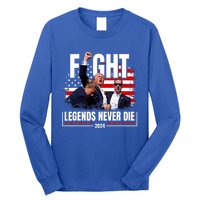 Fight Legends Never Die 2024 Trump Shooting Long Sleeve Shirt