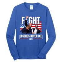 Fight Legends Never Die 2024 Trump Shooting Tall Long Sleeve T-Shirt