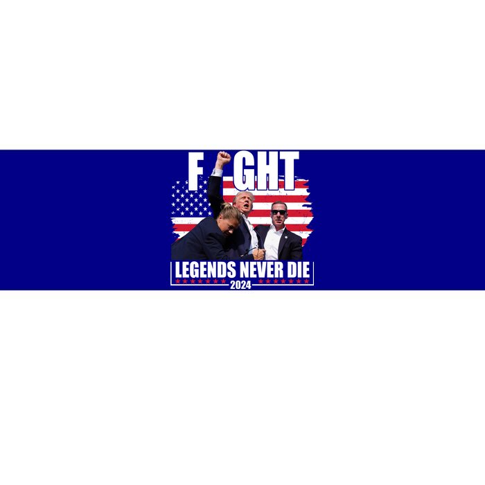 Fight Legends Never Die 2024 Trump Shooting Usa Flag Bumper Sticker