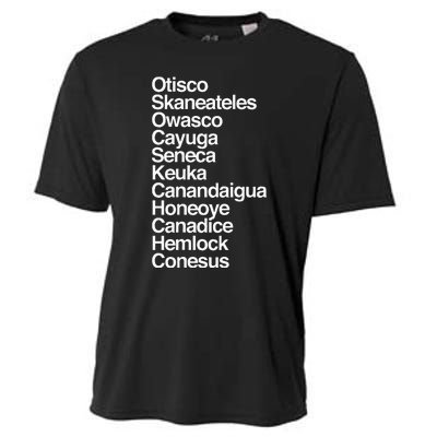 Finger Lakes Ny Finger Lakes Region Cayuga Seneca Keuka Cooling Performance Crew T-Shirt