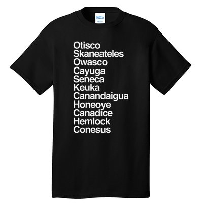 Finger Lakes Ny Finger Lakes Region Cayuga Seneca Keuka Tall T-Shirt