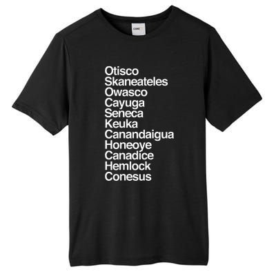 Finger Lakes Ny Finger Lakes Region Cayuga Seneca Keuka Tall Fusion ChromaSoft Performance T-Shirt