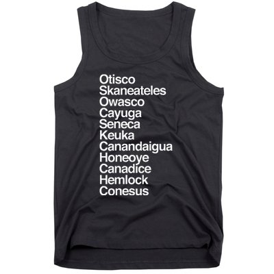 Finger Lakes Ny Finger Lakes Region Cayuga Seneca Keuka Tank Top