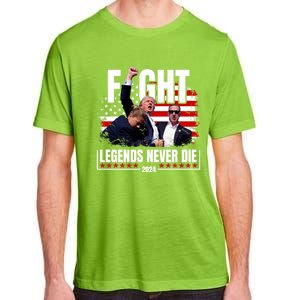 Fight Legends Never Die 2024 Trump Shooting Adult ChromaSoft Performance T-Shirt