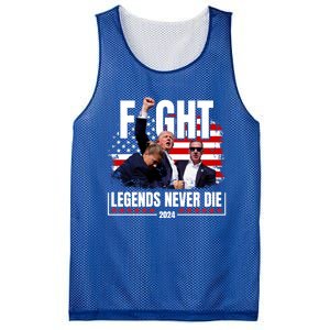 Fight Legends Never Die 2024 Trump Shooting Mesh Reversible Basketball Jersey Tank