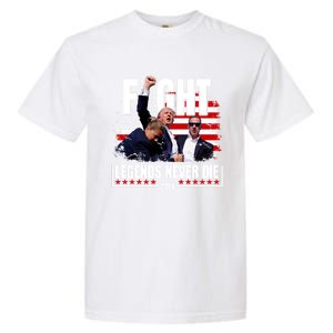 Fight Legends Never Die 2024 Trump Shooting Garment-Dyed Heavyweight T-Shirt