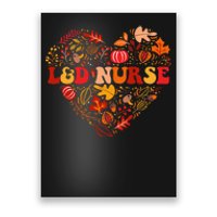 Fall L&D Nurse Thanksgiving Groovy Labor And Delivery Nurse Poster