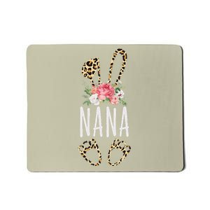 Floral Leopard Nana Bunny Happy Easter Mother's Day Mousepad