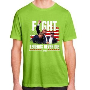 Fight Legends Never Die 2024 Trump Shooting Adult ChromaSoft Performance T-Shirt