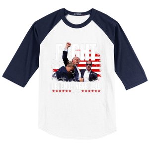 Fight Legends Never Die 2024 Trump Shooting Baseball Sleeve Shirt