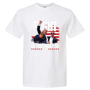 Fight Legends Never Die 2024 Trump Shooting Garment-Dyed Heavyweight T-Shirt