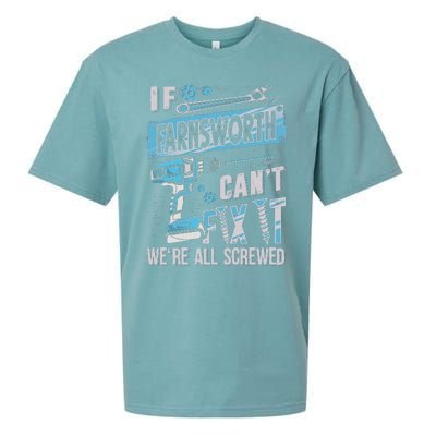 Farnsworth Last Name If Farnsworth CanT Fix It Sueded Cloud Jersey T-Shirt