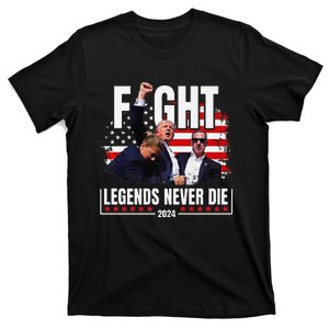 Fight Legends Never Die 2024 Trump Shooting Premium T-Shirt