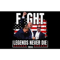 Fight Legends Never Die 2024 Trump Shooting Premium Bumper Sticker