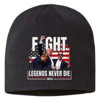 Fight Legends Never Die 2024 Trump Shooting Premium Sustainable Beanie