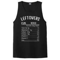 Funny Leftovers Nutrition Facts Thanksgiving Matching Family PosiCharge Competitor Tank