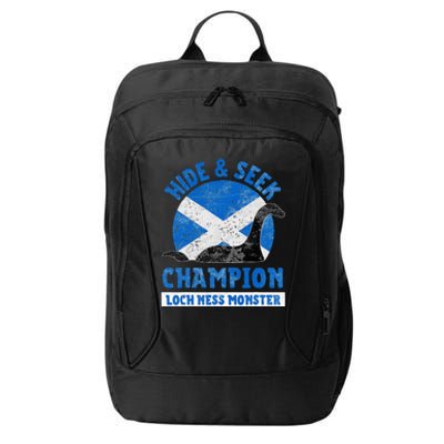 Funny Loch Ness Monster Nessie Hide And Seek Champion City Backpack