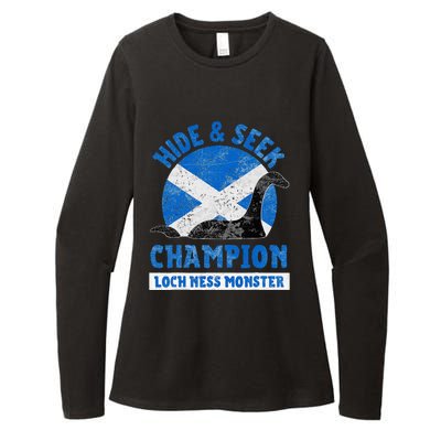 Funny Loch Ness Monster Nessie Hide And Seek Champion Womens CVC Long Sleeve Shirt