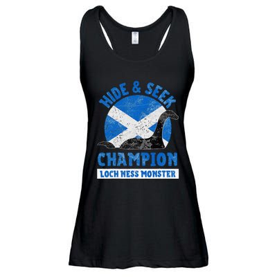 Funny Loch Ness Monster Nessie Hide And Seek Champion Ladies Essential Flowy Tank