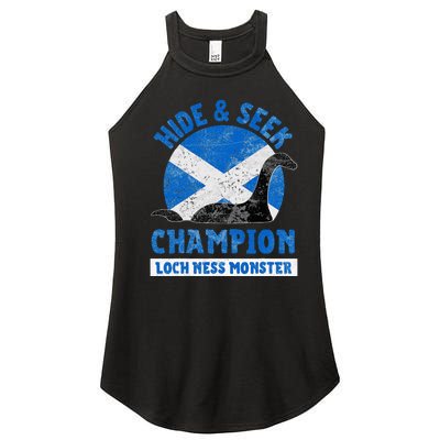 Funny Loch Ness Monster Nessie Hide And Seek Champion Women’s Perfect Tri Rocker Tank