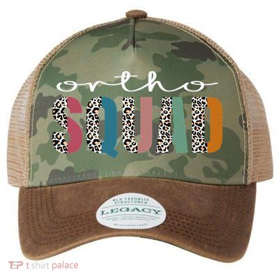Funny Leopard Nursing Ortho Squad Orthopedics Nurse Legacy Tie Dye Trucker Hat