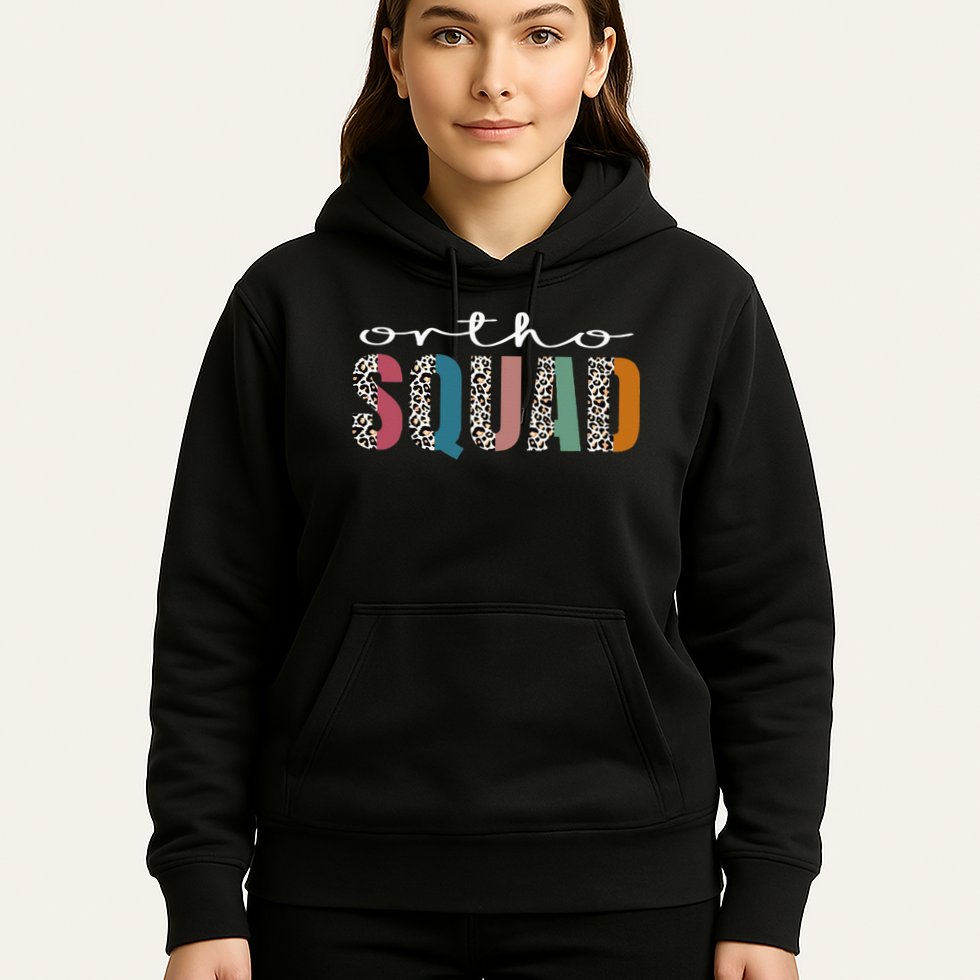 Funny Leopard Nursing Ortho Squad Orthopedics Nurse Hoodie