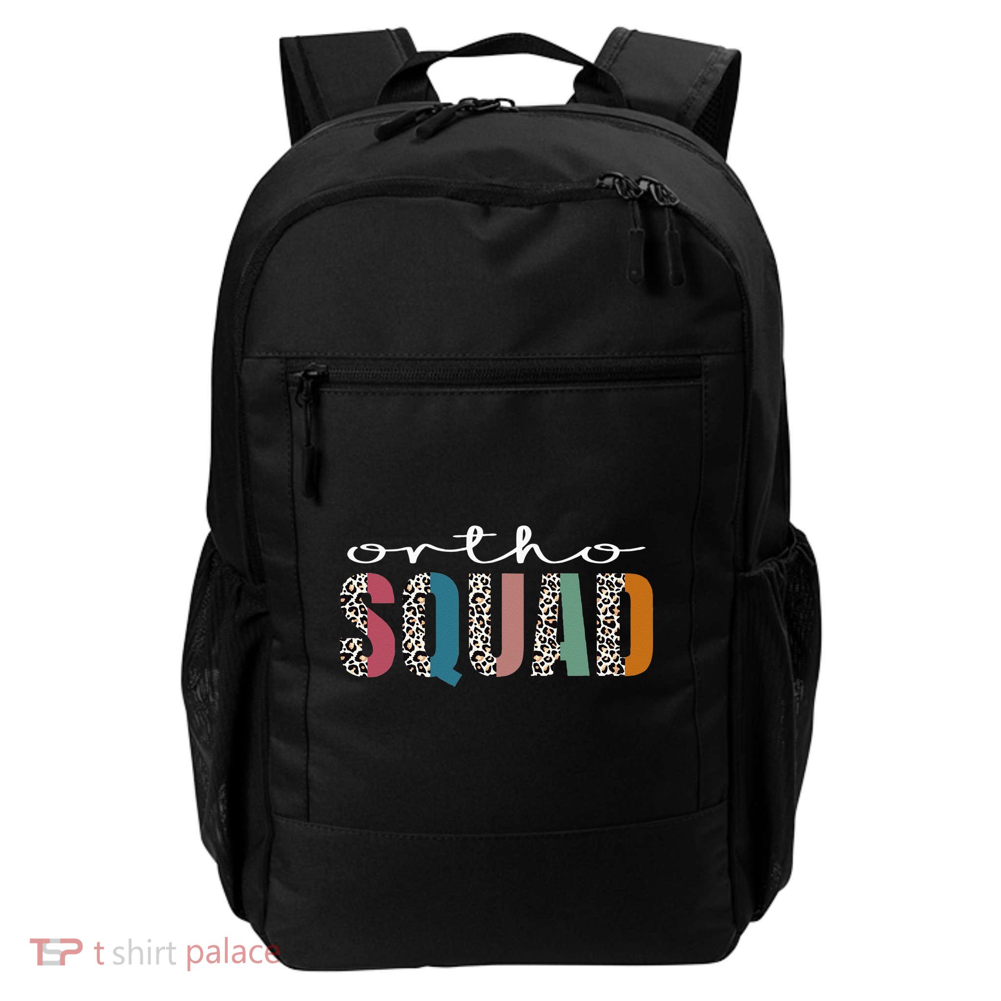 Funny Leopard Nursing Ortho Squad Orthopedics Nurse Backpack