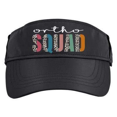 Funny Leopard Nursing Ortho Squad Orthopedics Nurse Adult Drive Performance Visor