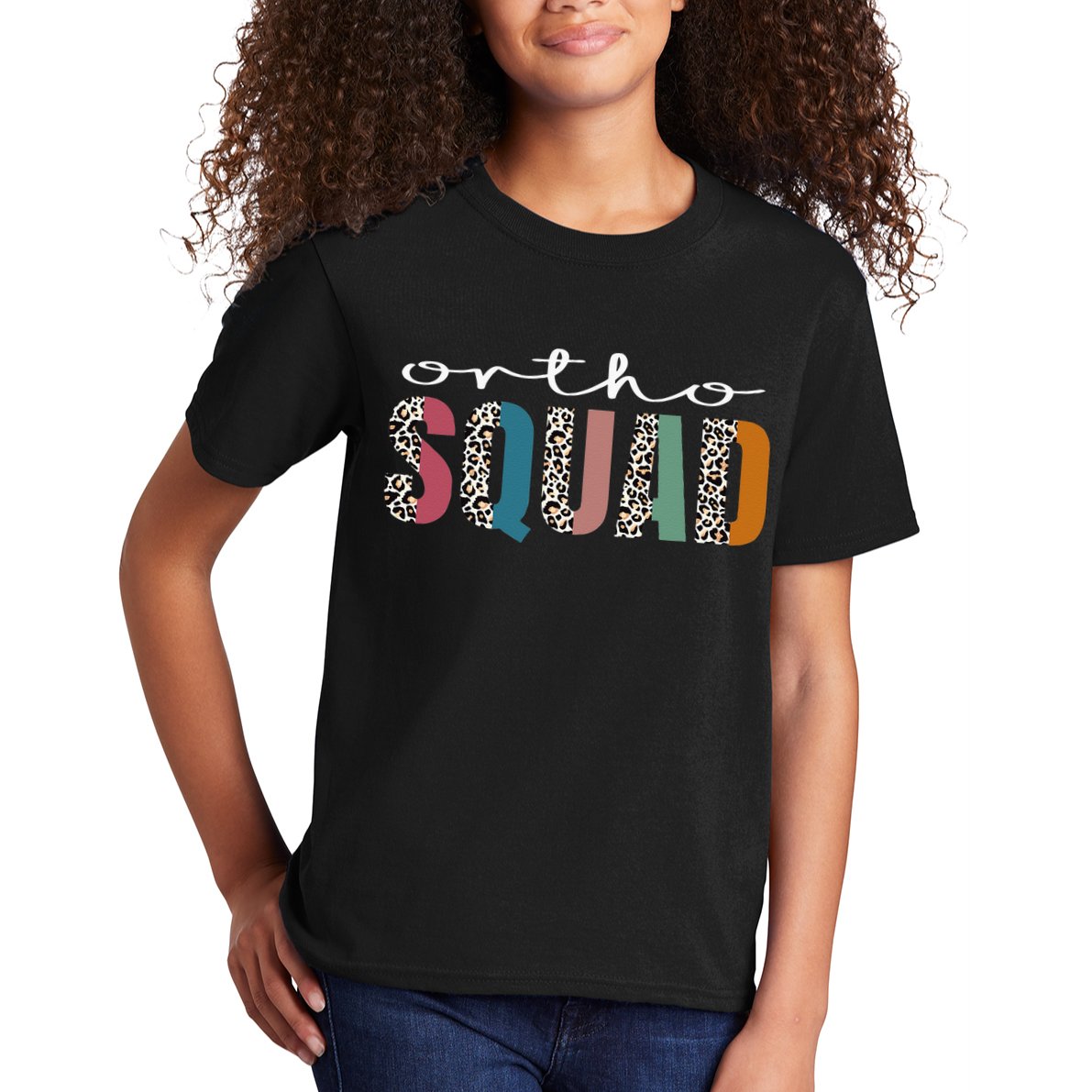 Funny Leopard Nursing Ortho Squad Orthopedics Nurse Kids T-Shirt