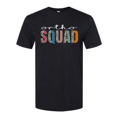 Funny Leopard Nursing Ortho Squad Orthopedics Nurse Softstyle® CVC T-Shirt