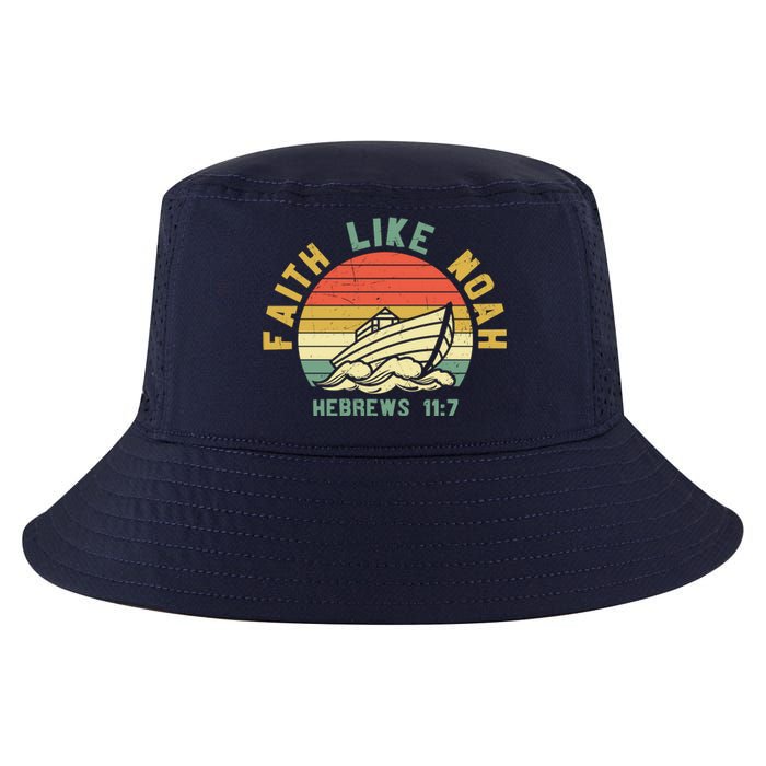 Faith Like Noah Hebrews Sunset Cool Comfort Performance Bucket Hat