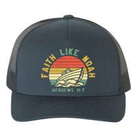 Faith Like Noah Hebrews Sunset Yupoong Adult 5-Panel Trucker Hat