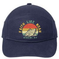 Faith Like Noah Hebrews Sunset 7-Panel Snapback Hat