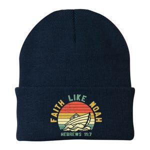 Faith Like Noah Hebrews Sunset Knit Cap Winter Beanie