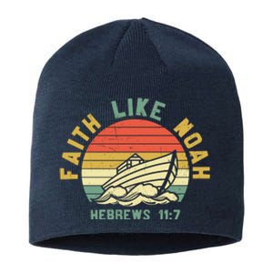 Faith Like Noah Hebrews Sunset Sustainable Beanie