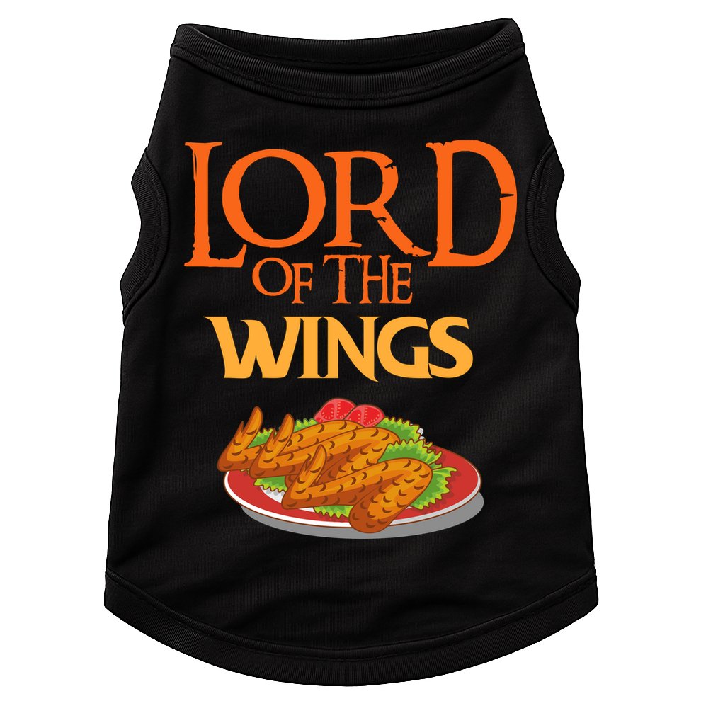 Funny Lord Of The Wings Chicken Wings Funny Chicken Wings Doggie Tank
