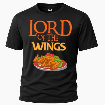 Funny Lord Of The Wings Chicken Wings Funny Chicken Wings Cooling Performance Crew T-Shirt