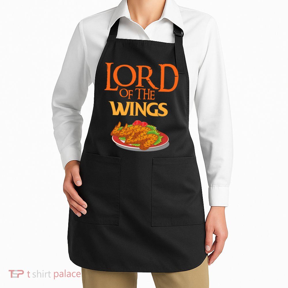 Funny Lord Of The Wings Chicken Wings Funny Chicken Wings Apron