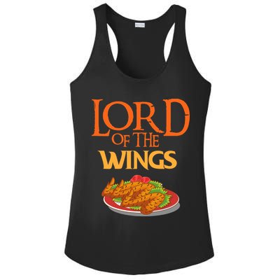 Funny Lord Of The Wings Chicken Wings Funny Chicken Wings Ladies PosiCharge Competitor Racerback Tank