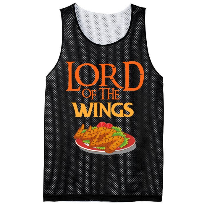 Funny Lord Of The Wings Chicken Wings Funny Chicken Wings Mesh Reversible Basketball Jersey Tank