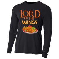 Funny Lord Of The Wings Chicken Wings Funny Chicken Wings Cooling Performance Long Sleeve Crew