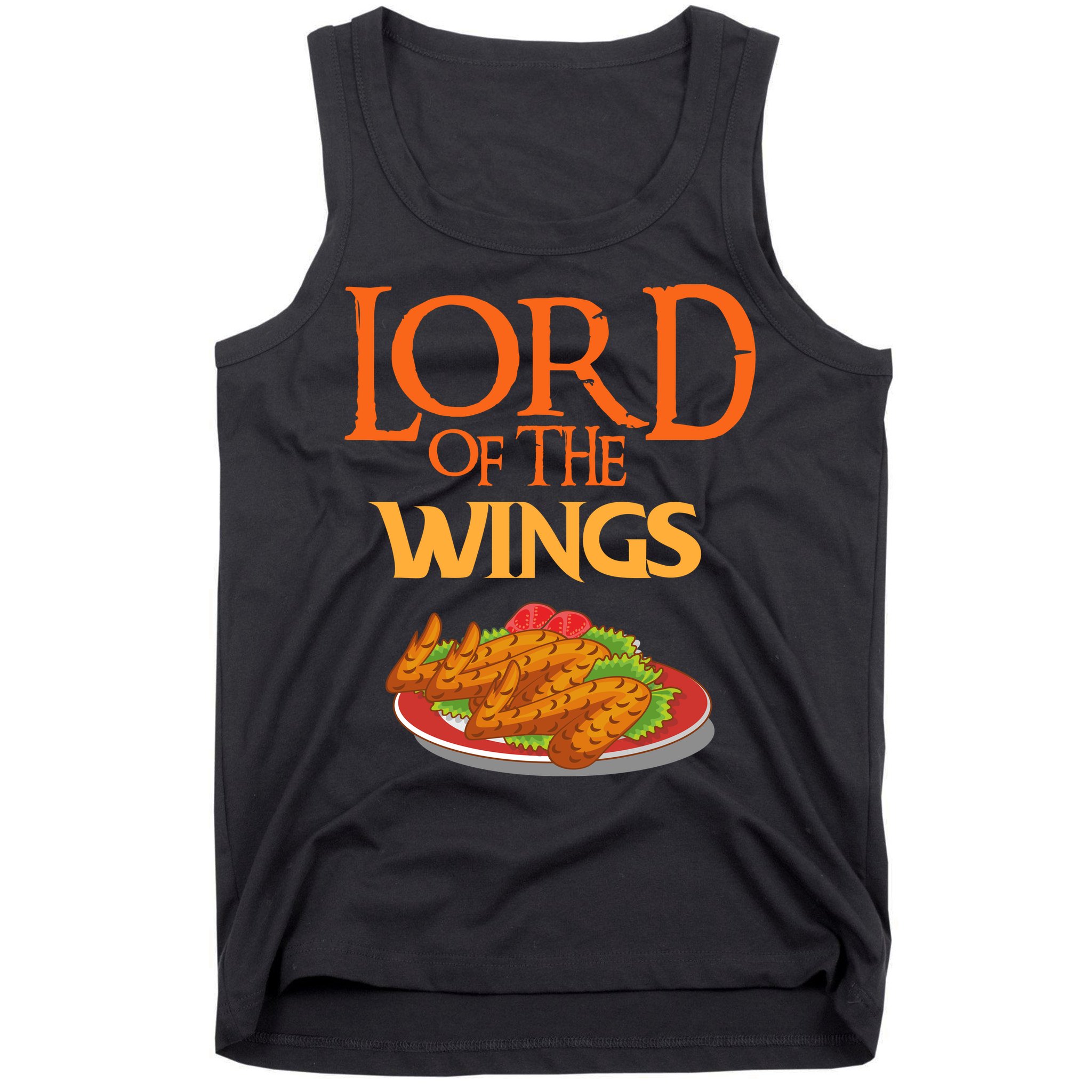 Funny Lord Of The Wings Chicken Wings Funny Chicken Wings Tank Top